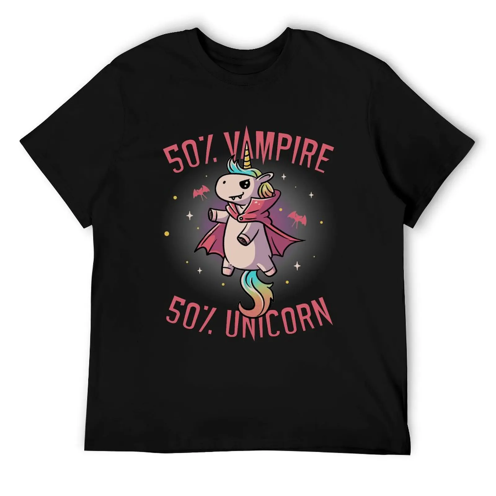 

Vampire Unicorn Funny Cute Spooky T-Shirt t shirts cotton 100% man graphic t shirt cotton t shirt pack T-Shirt