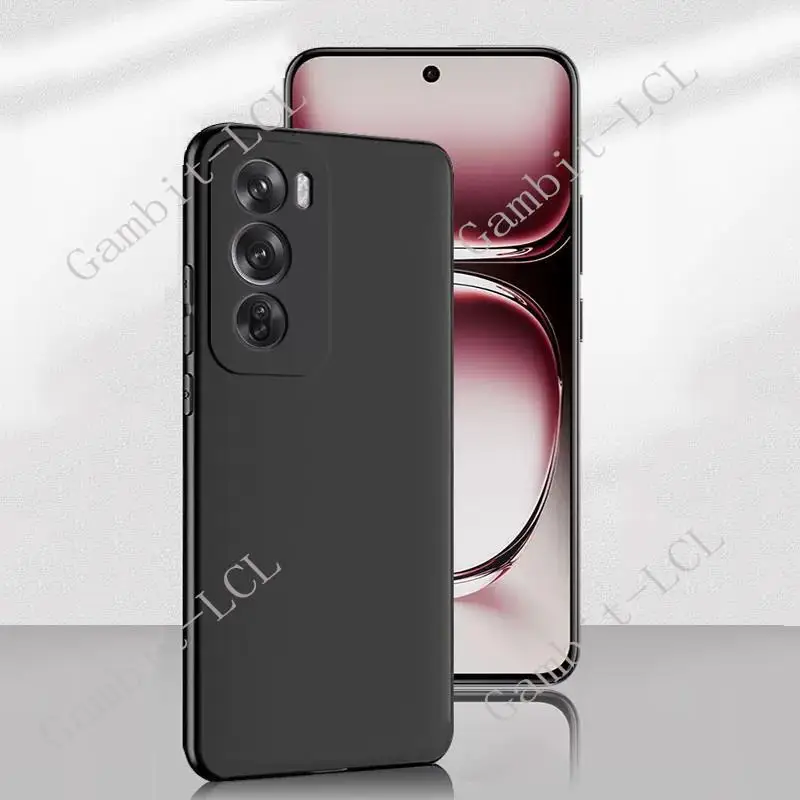 For OPPO Reno12 Pro Global CPH2629 CPH2625 Silicone Smartphone Phone Protective Back Shell Soft TPU Case Original Shockproof