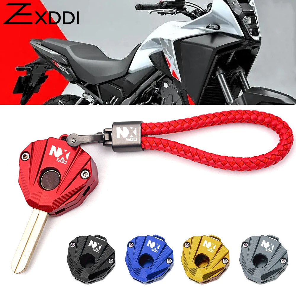 

For Honda NX500 NX400 NX 500 NX 400 2024 2025 Aluminum Motorcycle Accessories KeyCase Key Chain Key Cover Cap Shell Ring