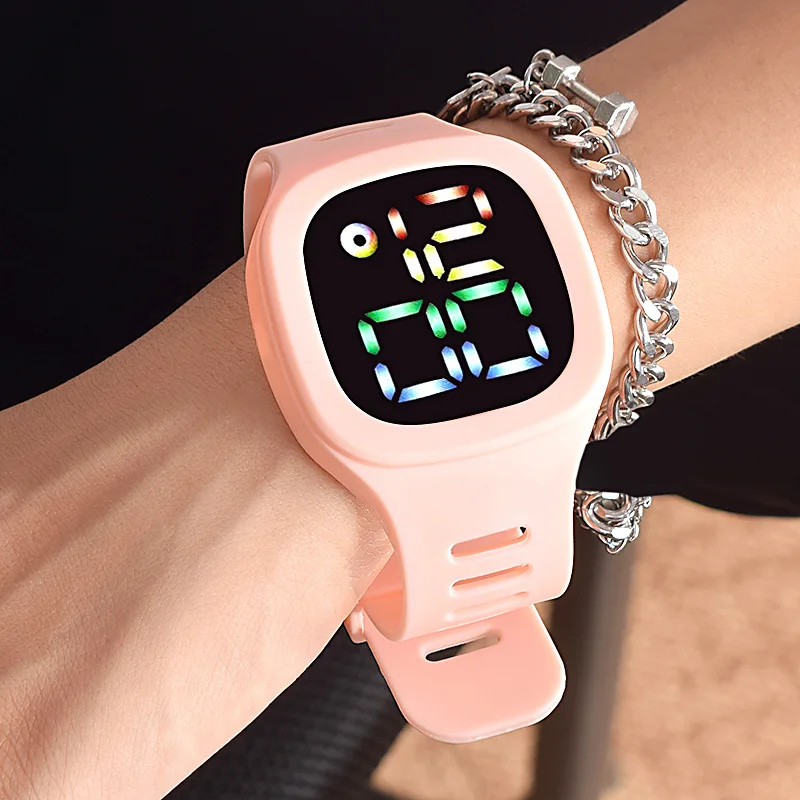 New Square Electronic Watch Men and Women Student Sports Children\'s LED Digital Watch Non-smart Watch Dropshipping