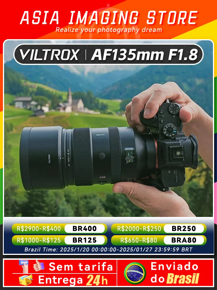 Viltrox AF 135mm F1.8 LAB Cameras Lens Full Frame Auto Focus Lens For Sony FE Mount Cameras Dor zve10 ZV-E1 A7 A7CR A7C2 A6700