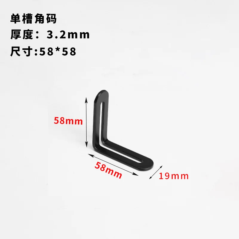 

10pcs Stainless Steel L-Shaped Corner Brackets Heavy Duty Shelf Support For Cabinet Furniture Fixing Mounting Hardware Fittings