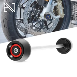 For Ducati Monster 1200 1200S Streetfighter 1098 V4 Motorcycle Accessories Front Axle Slider Wheel Crash Pads Protector