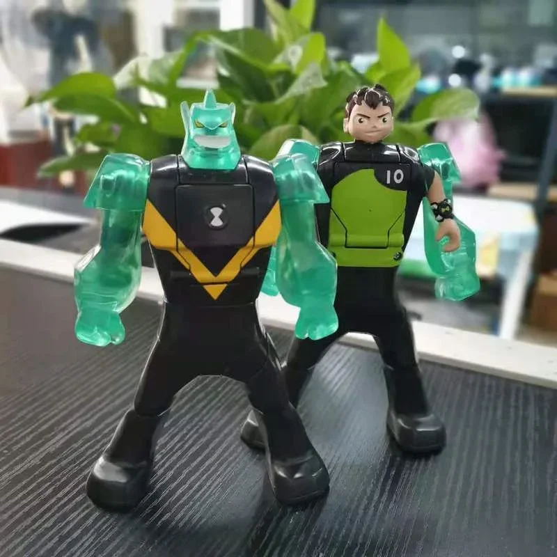 Anime Figure BEN10 Kineceleran Four Arms Articulation Diamondhead Tennyson 10 Collection of Ornaments Omnitrix Ben10 Gift