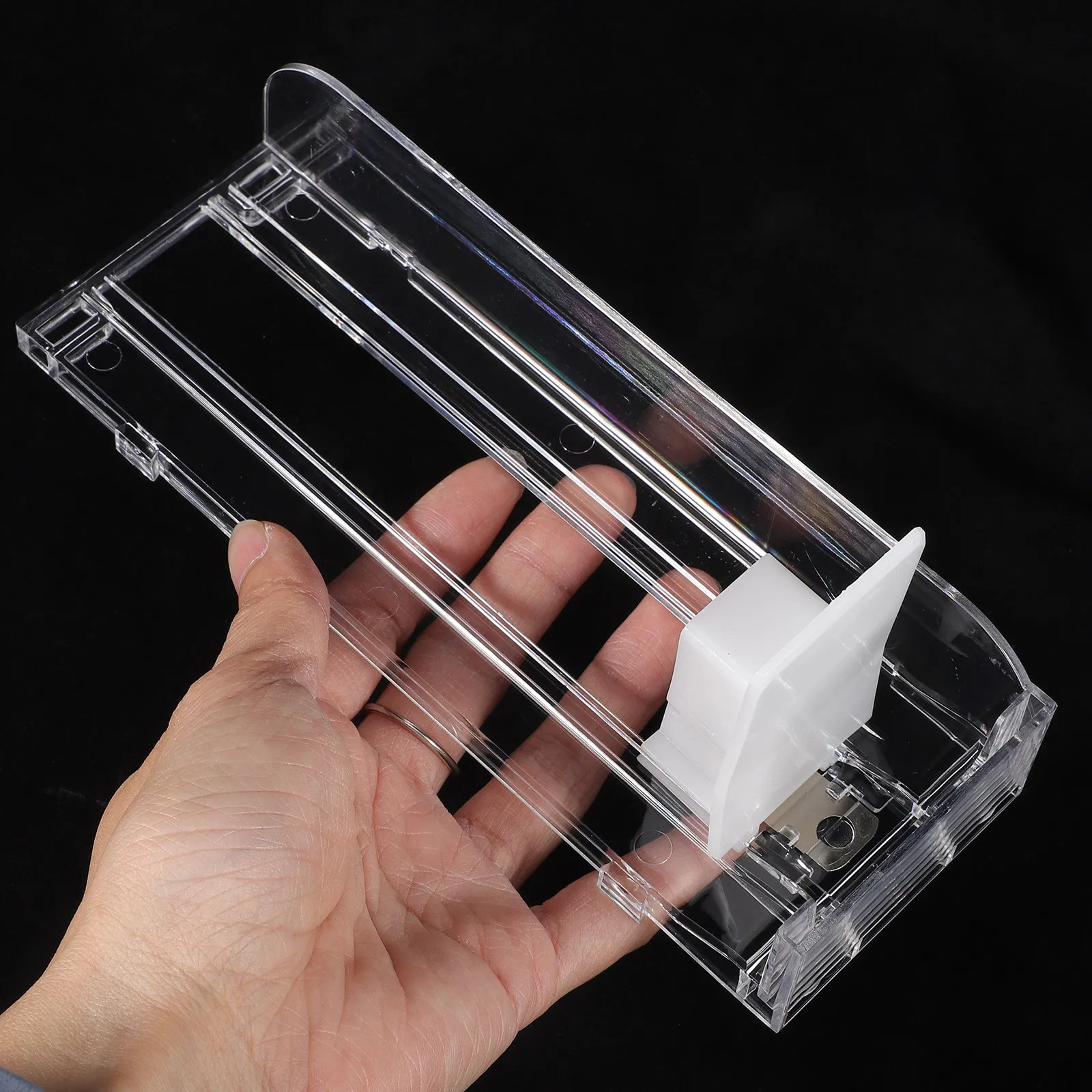 2 pcs Case Storage Cigarette Holder Halloween Christmas New Year Inventory Management Showcases Display Rack Automatic Pusher