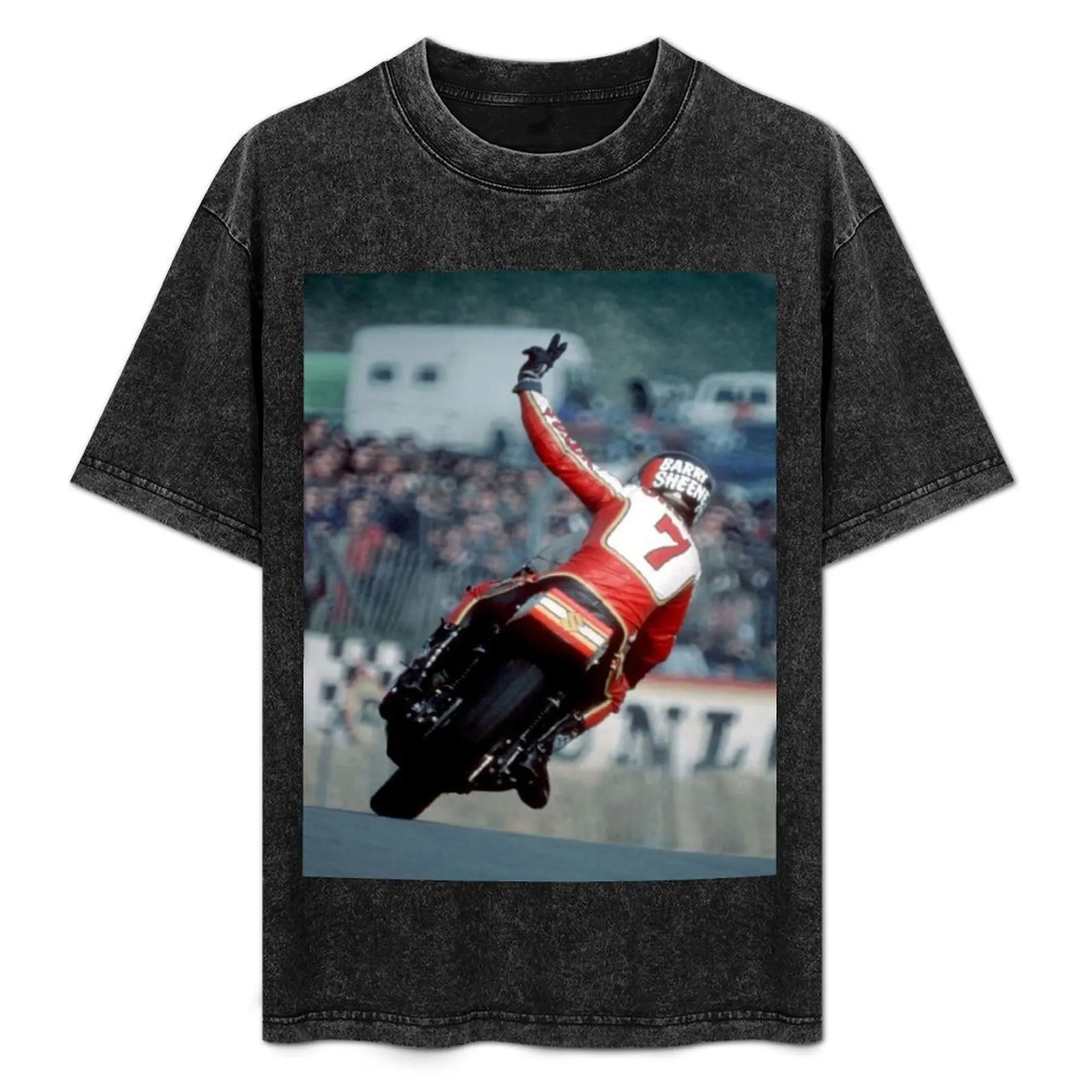 

Barry sheene T-Shirt Sweat Absorbing Sports Tee Shirt