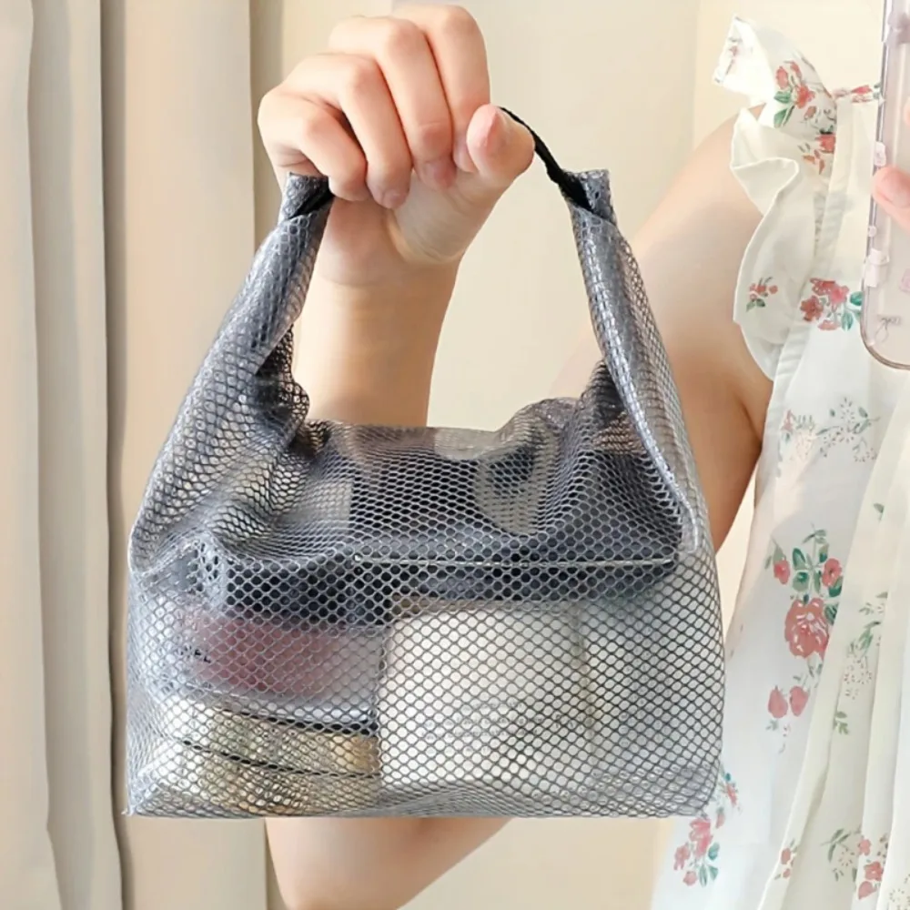 

Portable Cosmetic Storage Bag with Dry Wet Separation Simple Design Handbag for Travel Fitness Swimming Outdoor Activities