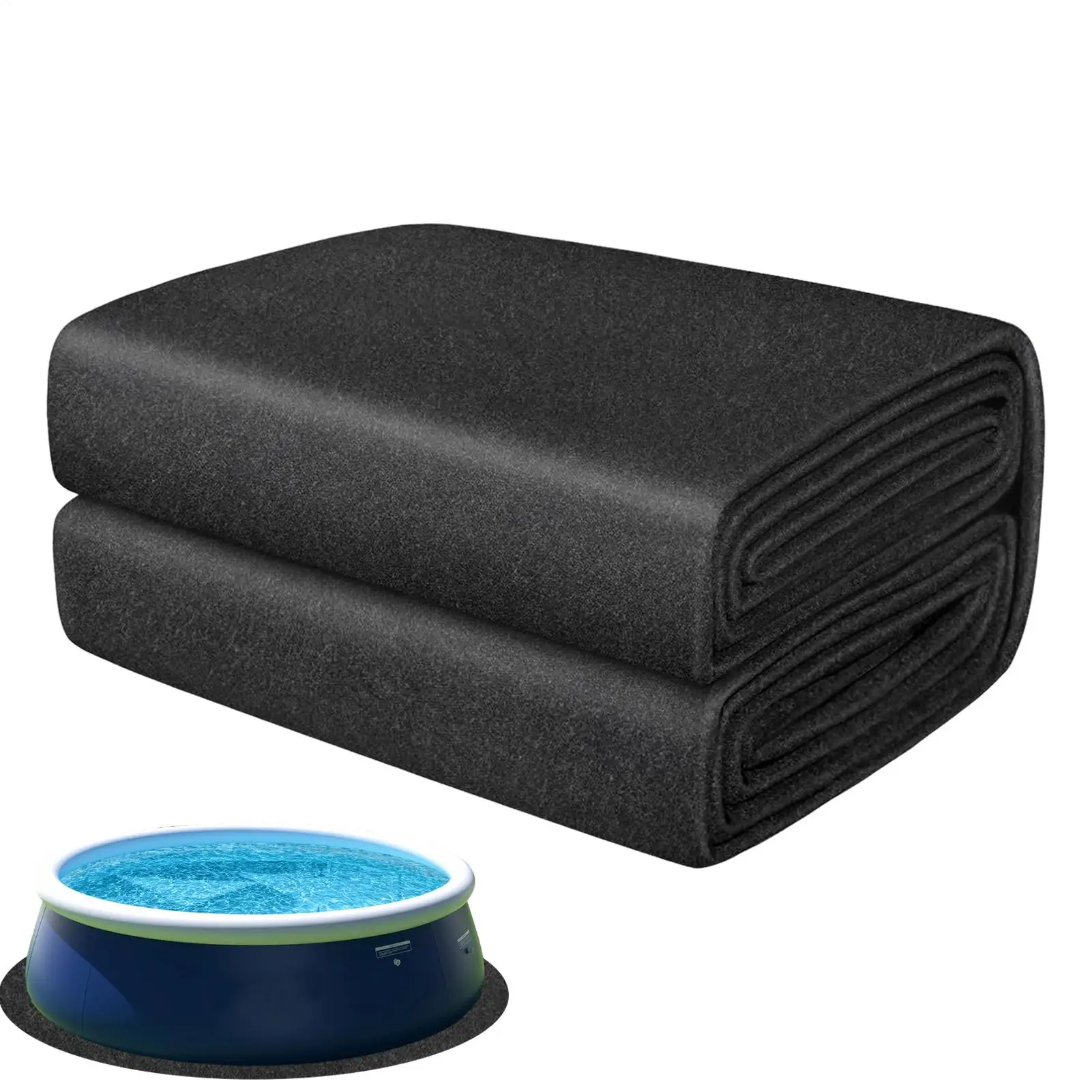Tarp for Under Pool Flooring Bottom Mat Waterproof Pool Ground Pad for Gravel Cement Concrete Ground Lawn Outdoor Camping Summer