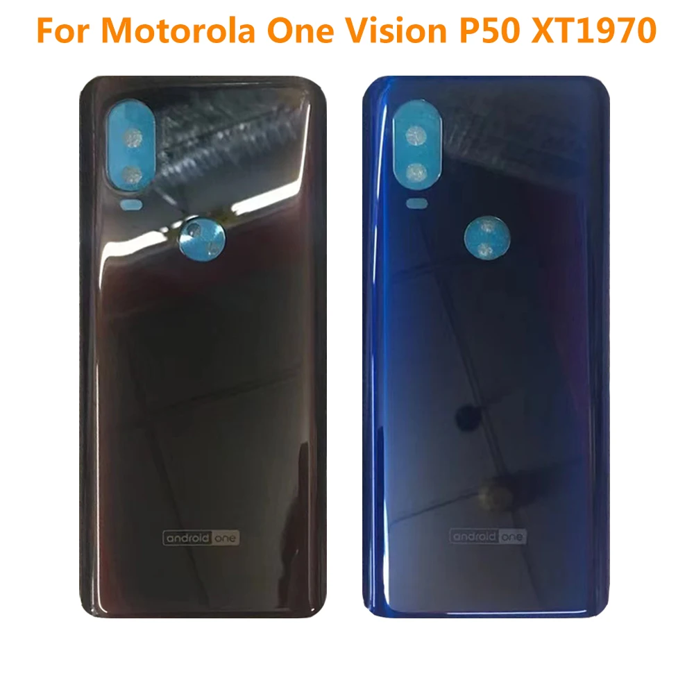 

Back Cover Moto One Vision For Motorola One Vision P50 XT1970 Battery Cover Housing Door Case Replacement Parts