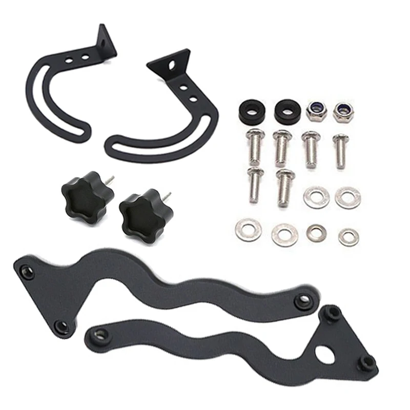 For  R1200GS R1250GS Windshield Windscreen Steel Bracket Mounting Clamps Holder R1200 GS LC ADV 2013-2019, R 1250 GS ADV 2019