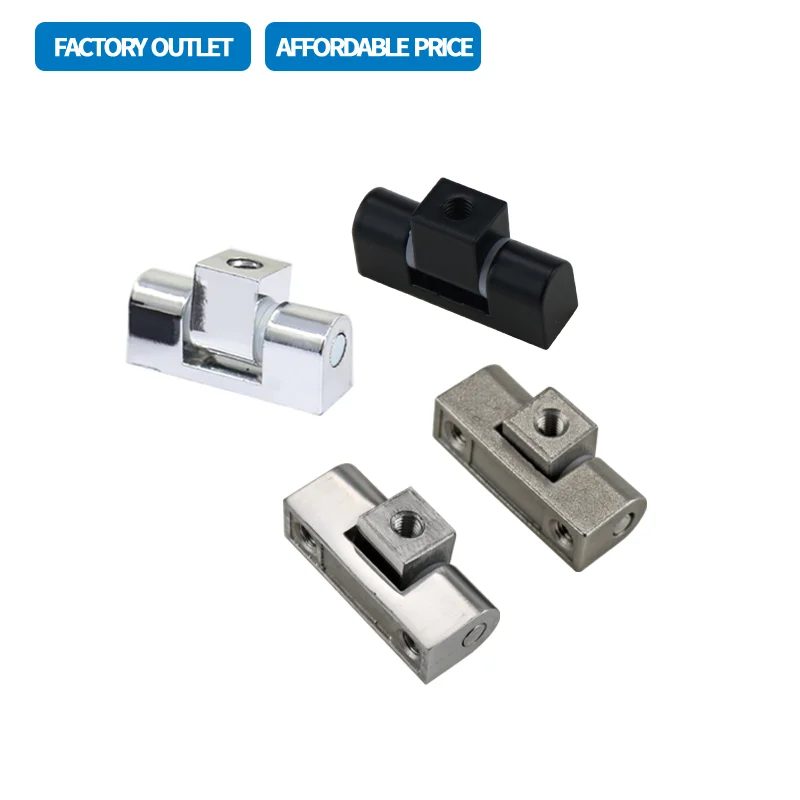 6pcs Multiple Packs Rotating Hinge Zinc Alloy And Stainless Steel Industrial Equipment Distribution Board Metal Box Cabinet Door