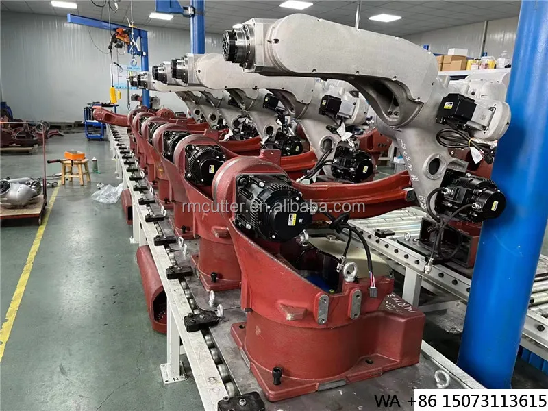 6축 PLC 제어 자동 산업용 용접 로봇 암 - 레일 및 포지셔너 포함