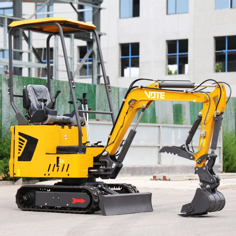 Venda quente de fábrica escavadeira com motor diesel mini escavadeira equipamento de construção mini escavadeira bagger com balde personalizado