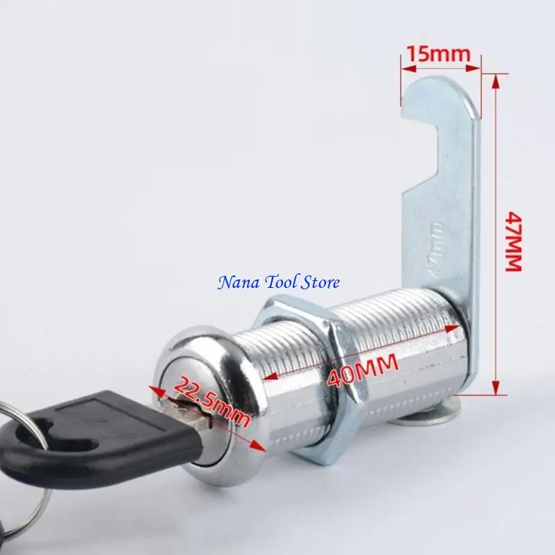 31GJ 103 Tongue Lock Zinc Alloy Mailbox Lock Filing Cabinet Office Drawer Lock