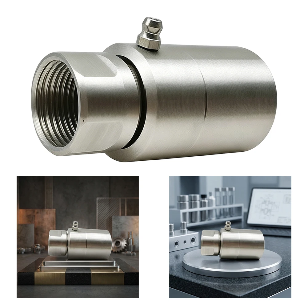 High Pressure Hose Replacement 5000 PSI Swivel 29mm 1.14in Diameter Swivel Joint Adapter Leak for proof Connection