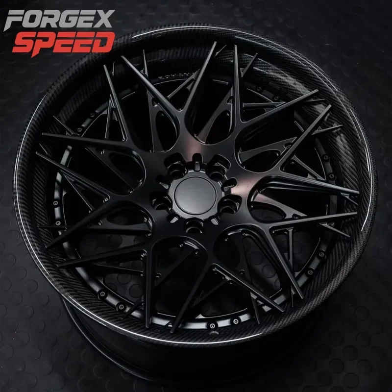 Custom 3 Piece Forged Wheels 18 19 20 21 22 24 Inch 5x112 5x114.3 5x120 RFG21 Style Deep Dish Mesh Wheels for G80 G82 G87