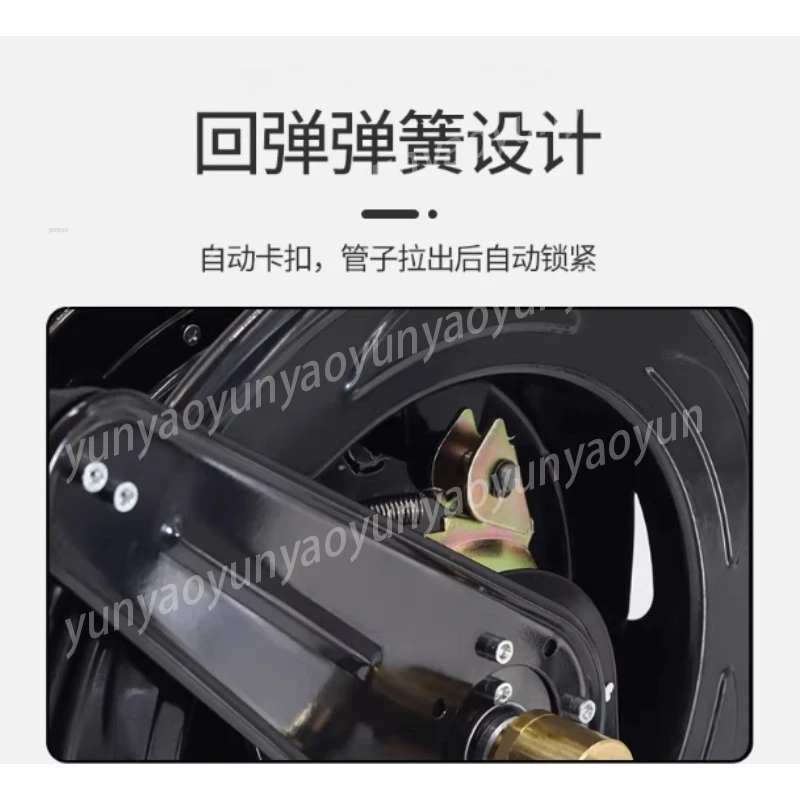 

Heavy Duty Pressure Washer Hose Reel Automatic Retractable Wall Mount for Commercial Car Wash Home Use Water Hose Organizer