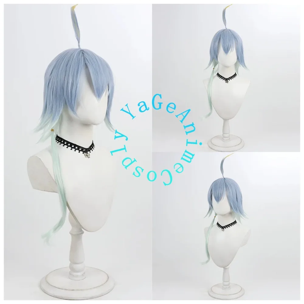 Anime Barbaro Cosplay Wig Realistic Scalp Two Tone Layered Gradient Hair for Spring Fantasy Festival and Studio Photo Shoot