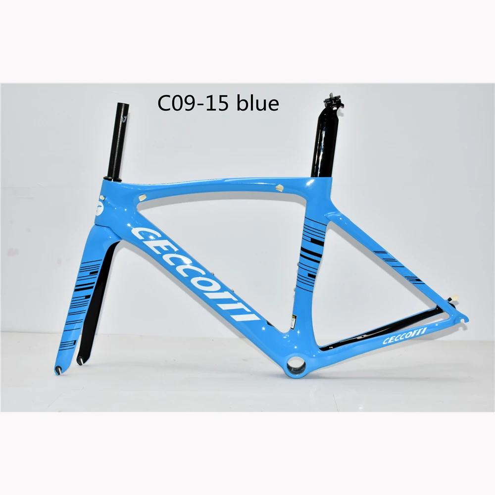 Customized Carbon Road Bicycle Racing Frame, 700CC, T1000 Aero Frame, Rim Brake, BSA, 2024