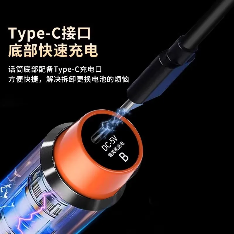 Xianke OK-123 ميكروفون لاسلكي واحد إلى اثنين من قطعة U تردد قابل للتعديل مكبر صوت منزلي كاريوكي معدني مضاد للعواء