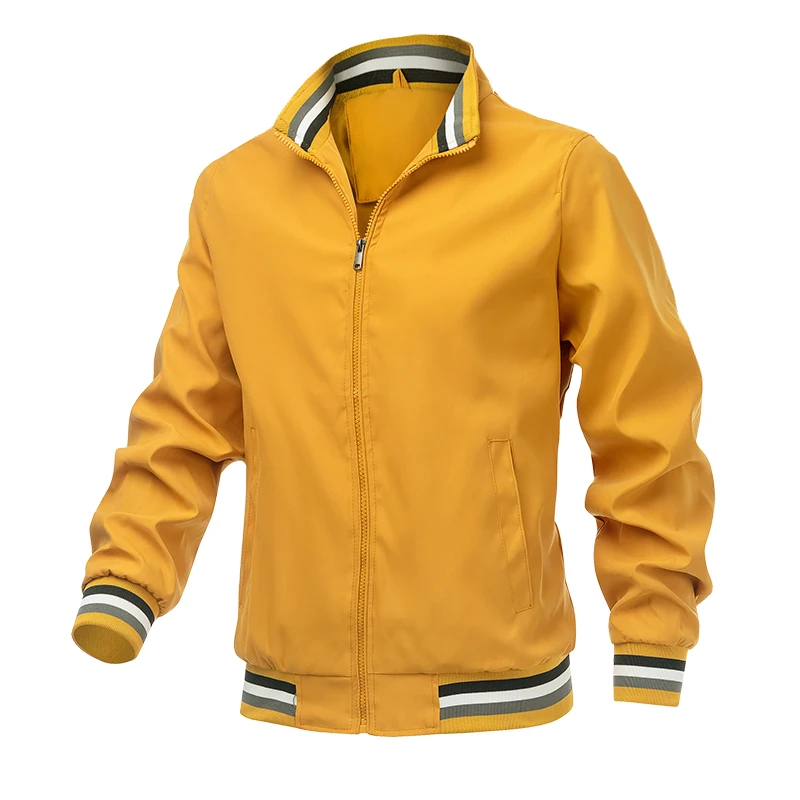 Chaqueta Bomber cortavientos para hombre, abrigo informal con cremallera, chaqueta deportiva para exteriores, chaqueta militar para motocicleta,