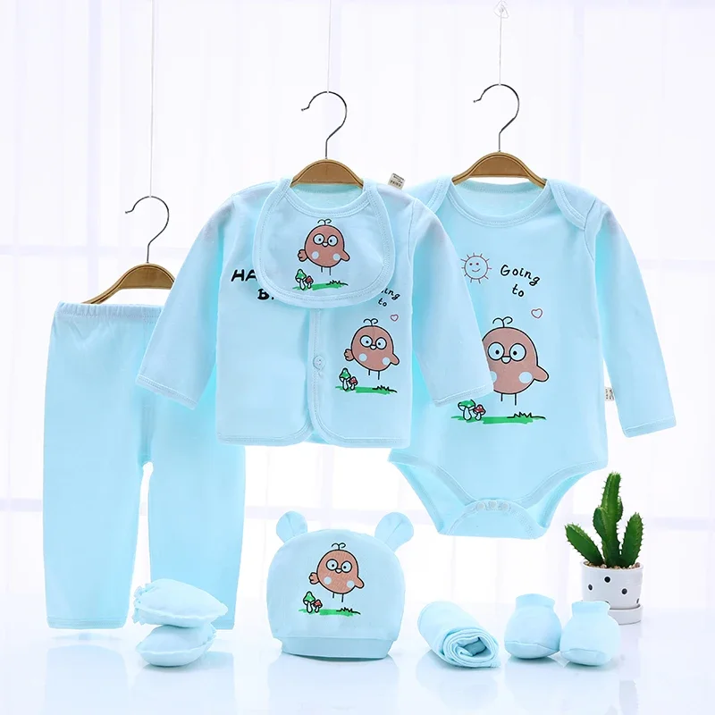 0-3months Cotton Set 10 Pcs/set Girl Boy Clothes Suits for Baby Infant soft safe