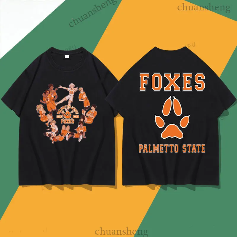 تي شيرت Foxhole Court Palmetto State Foxes تي شيرت أندرو مينيارد للجنسين قطن وجهين مطبوع تي شيرت مضحك جرافيك ملابس الشارع الشهير