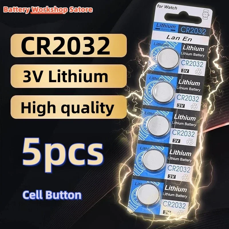 

5-100pcs Powerful CR2032 cr2032 CR 2032 DL2032 ECR2032 3V Lithuim Battery Cell Button for Electronic Watch LED Light Toy Remote