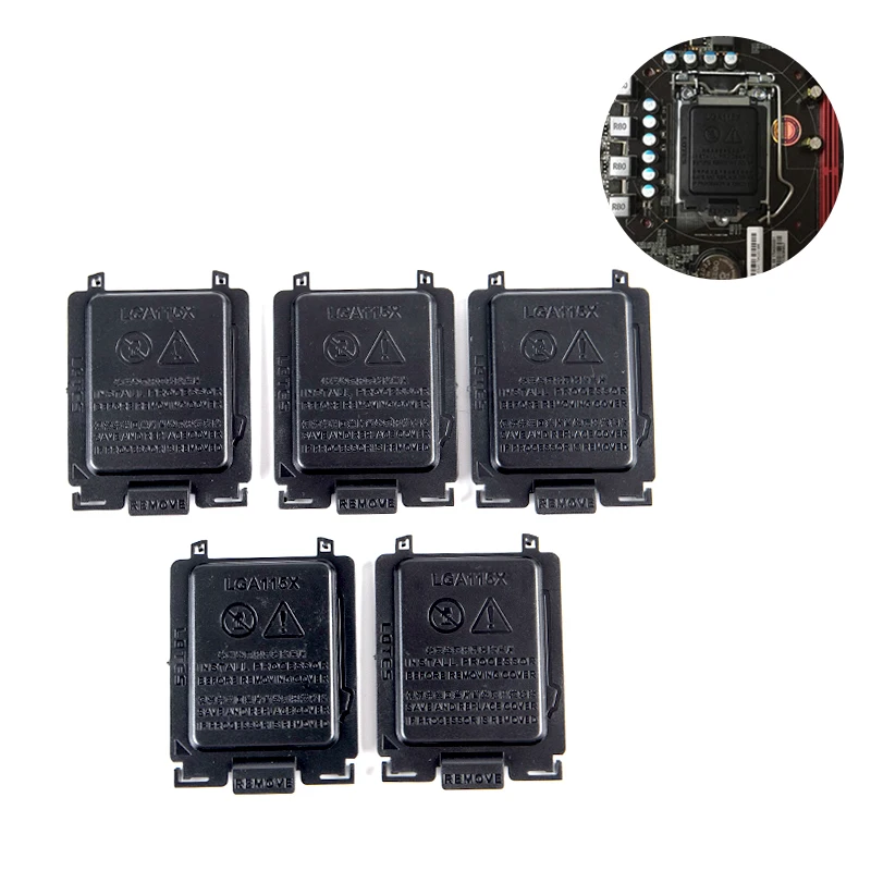 5Pcs CPU Socket Protector Cover for LGA115X Motherboard