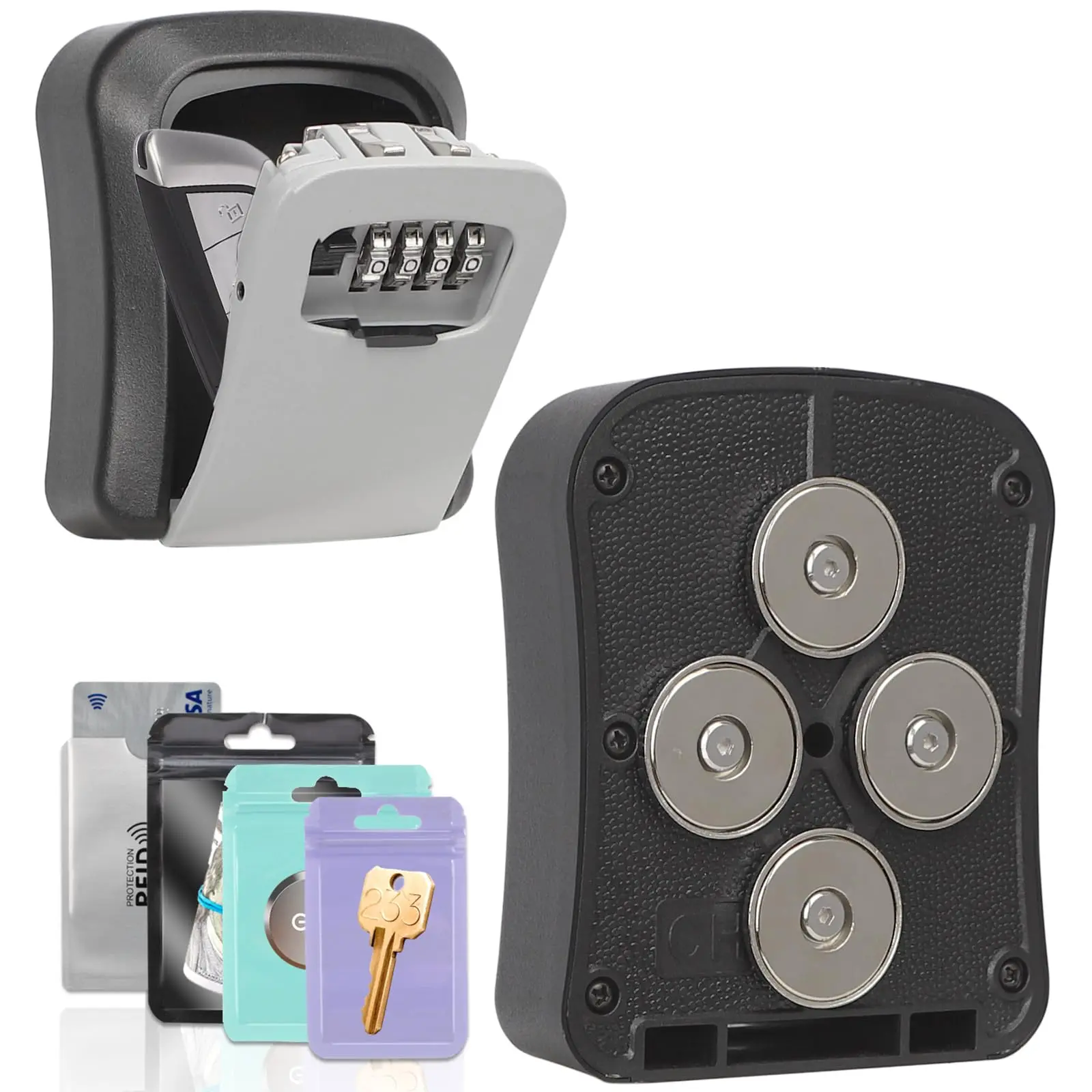 magnetic-key-box-for-under-car-hide-a-key-resettable-combination-lock-with-4-strong-magnets-waterproof-secure-magnetic-holder