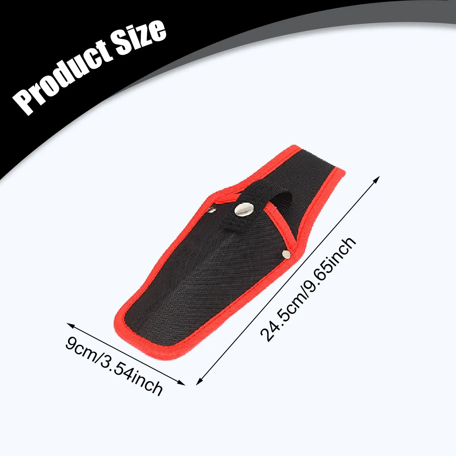 Heavy Duty Waist Belt Scissors Sheath Protector Garden Tool Pocket Bag for Carpenters Electricians and Outdoor Work