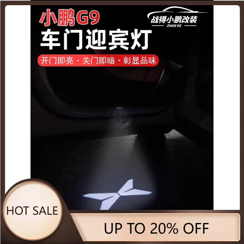 QIWN Premium For XPeng G9 Ambient Light Door Welcome Light LED Lighting Accessories Replacement Custom Fit Upgrade