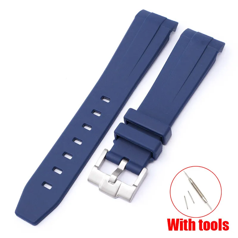 Curved Interface Rubber Strap Suitable for Omega X S-watch Joint MoonSwatch 20mm Men Women Waterproof Sports Watch Bracelet image 5