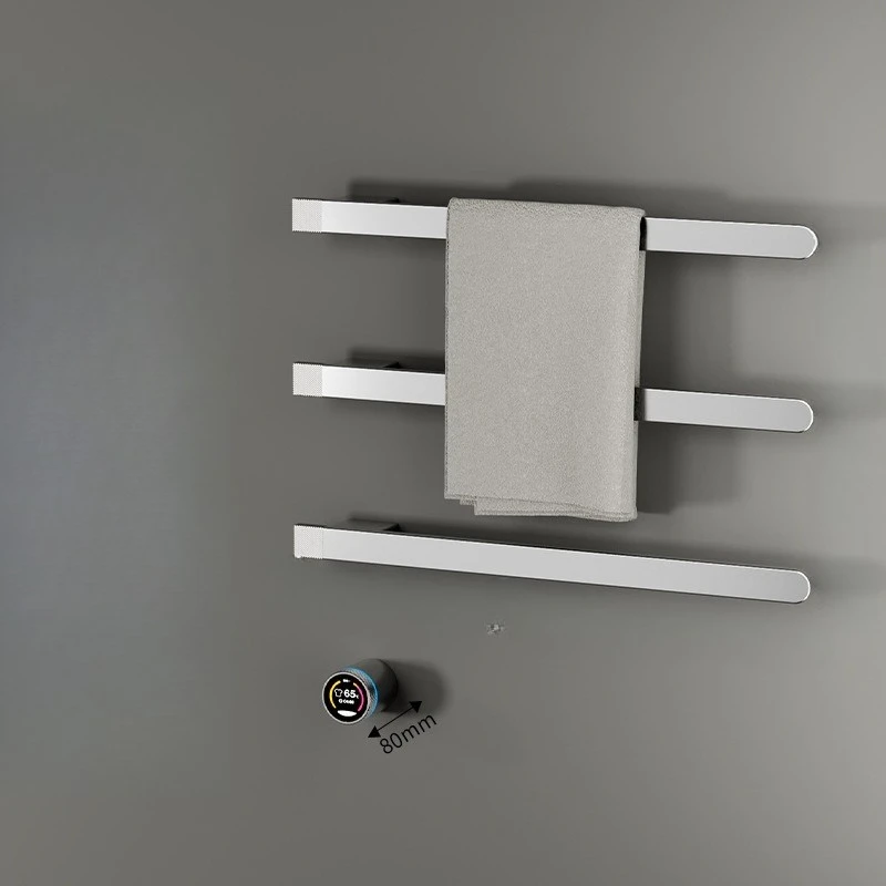

Intelligent temperature control electric towel rack carbon fiber copper heating quick drying sterilization bath bathroom bar