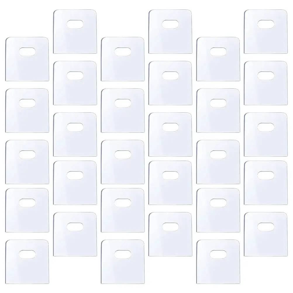50Pcs Plastic Blind Repair Stickers Vertical Blind Slat Savers Heavy Duty Adhesive Tabs for Blinds Connection Tear Fix