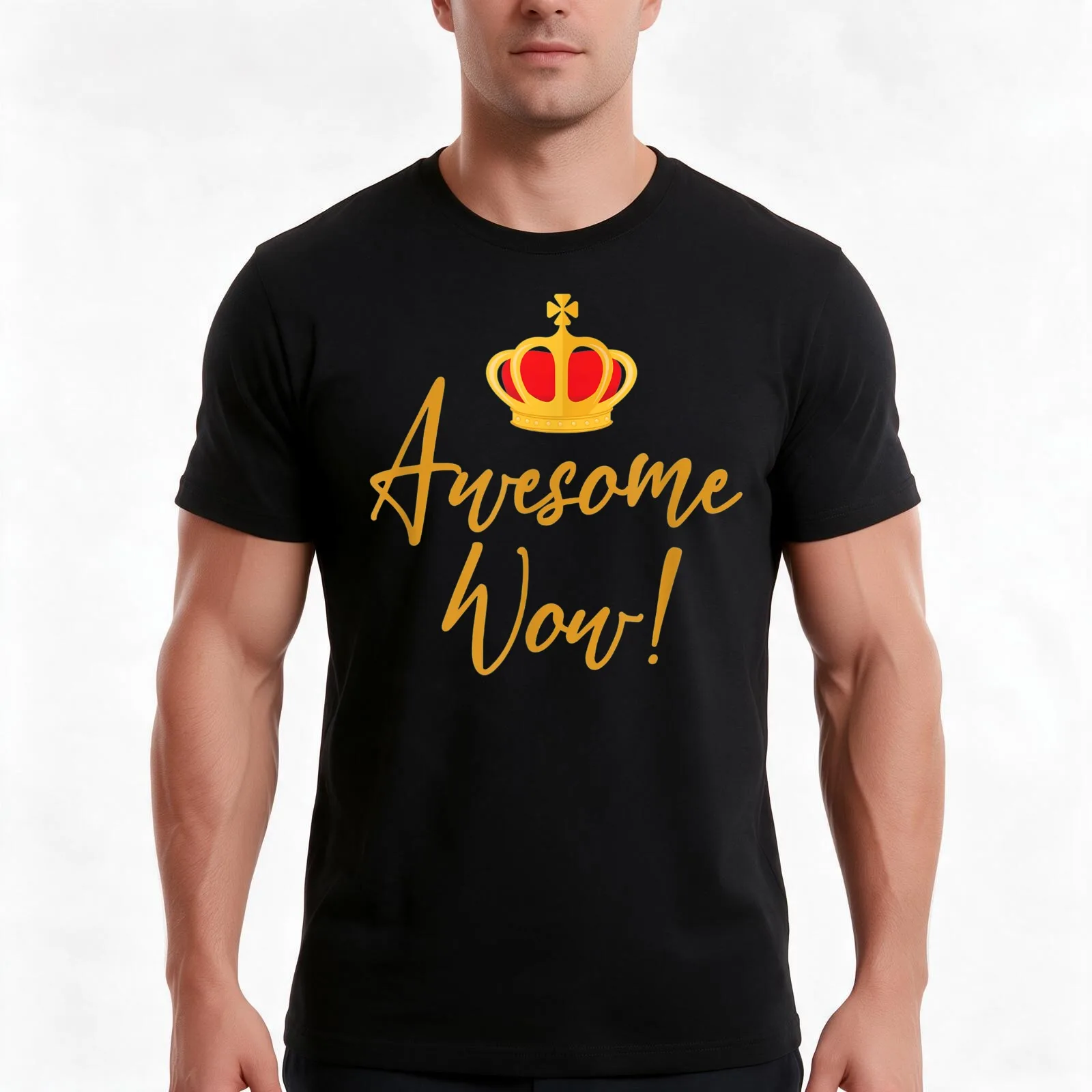 Awesome Wow - King George - Founding Father Hamilton T-Shirt Summer Casual Cotton Tee Oversized Streetwear Tops 100% Cotton