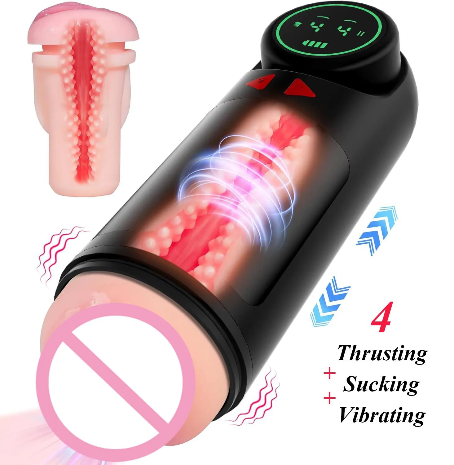 The Ultimate Blowjob Simulator: Automatic Male Masturbator with Dual-Action Thrusting & Sucking Technology