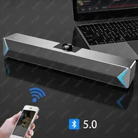 2024 TV Sound Bar AUX USB Wired and Wireless Bluetooth Home Theater FM Radio Surround SoundBar for PC TV Speaker for Computer