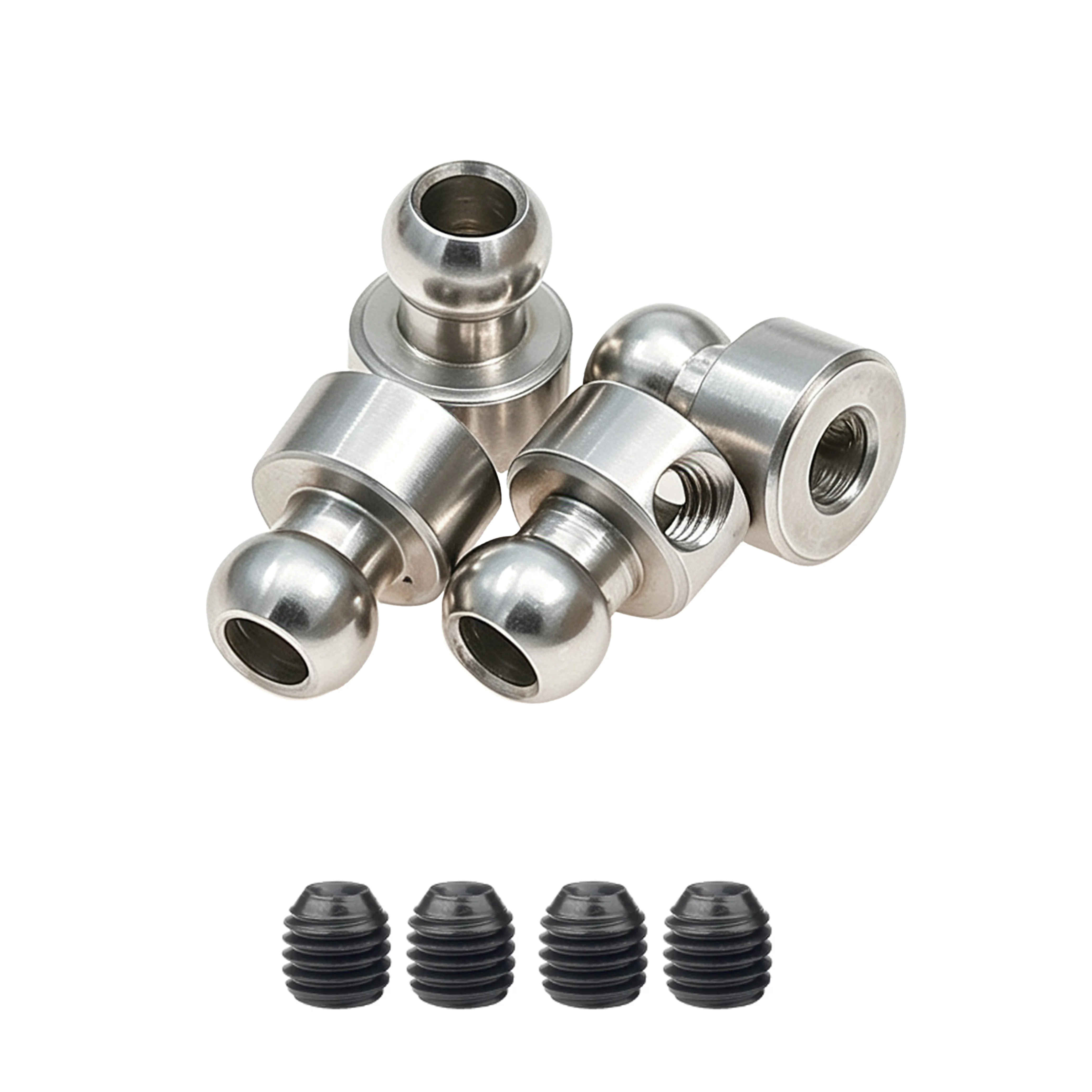 Aluminum Sway Bar End Links Fit ARRMA 6S Kraton Typhon Mojave Outcast Fireteam Senton 4WD RC Upgrade Parts