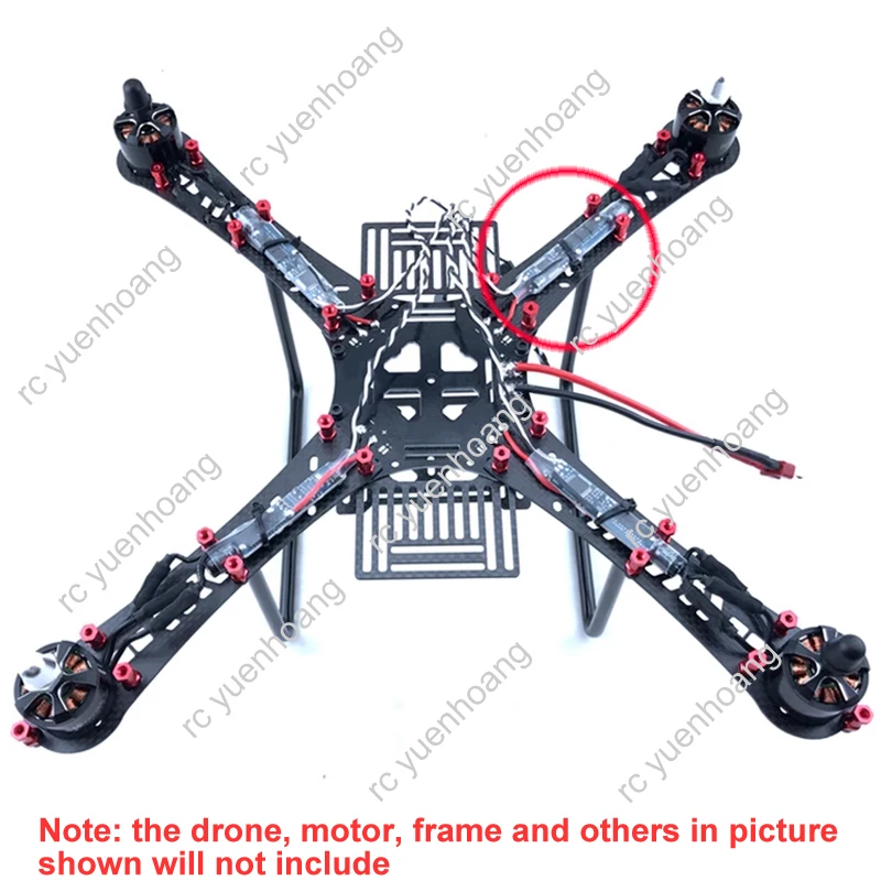Contrôleur de vitesse électronique ESC sans balais 2S-6S LiPo 30A, avec ligne de Signal de fil de moteur pour Drone Multicopter, modèle d'avion RC, 1 pièce