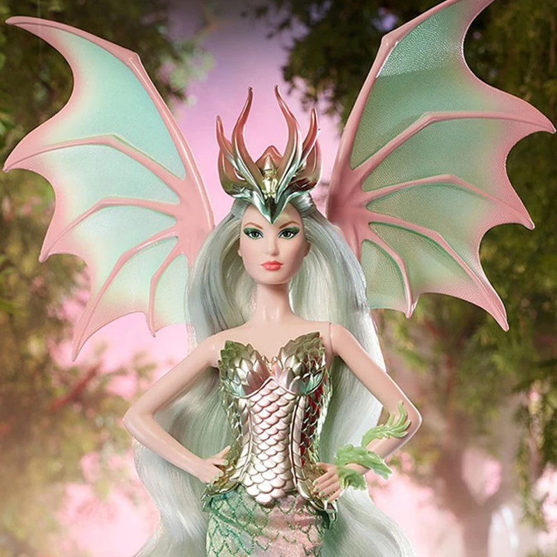 

Original Barbie Signature Dolls Mythical Muse God Collection Barbie Dragon Empress Bjd Doll for Girls Toys Princess Limited Gift