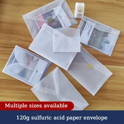 50pcs Translucent Envelope for Invitations 17.5x12.5cm Postcards European Giftbox Card Paper Wedding Business Letters Stationery