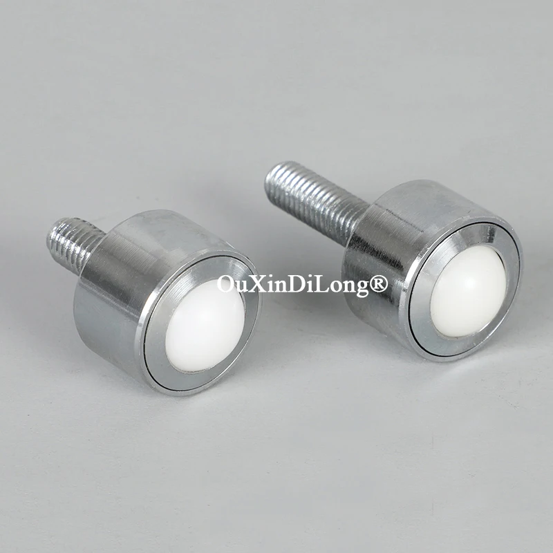 50PCS 304 Stainless Steel/Bearing Steel/Nylon Ball Universal Ball Bearing Transfer Unit Conveyor Rollers Casters Bull Eye Wheels