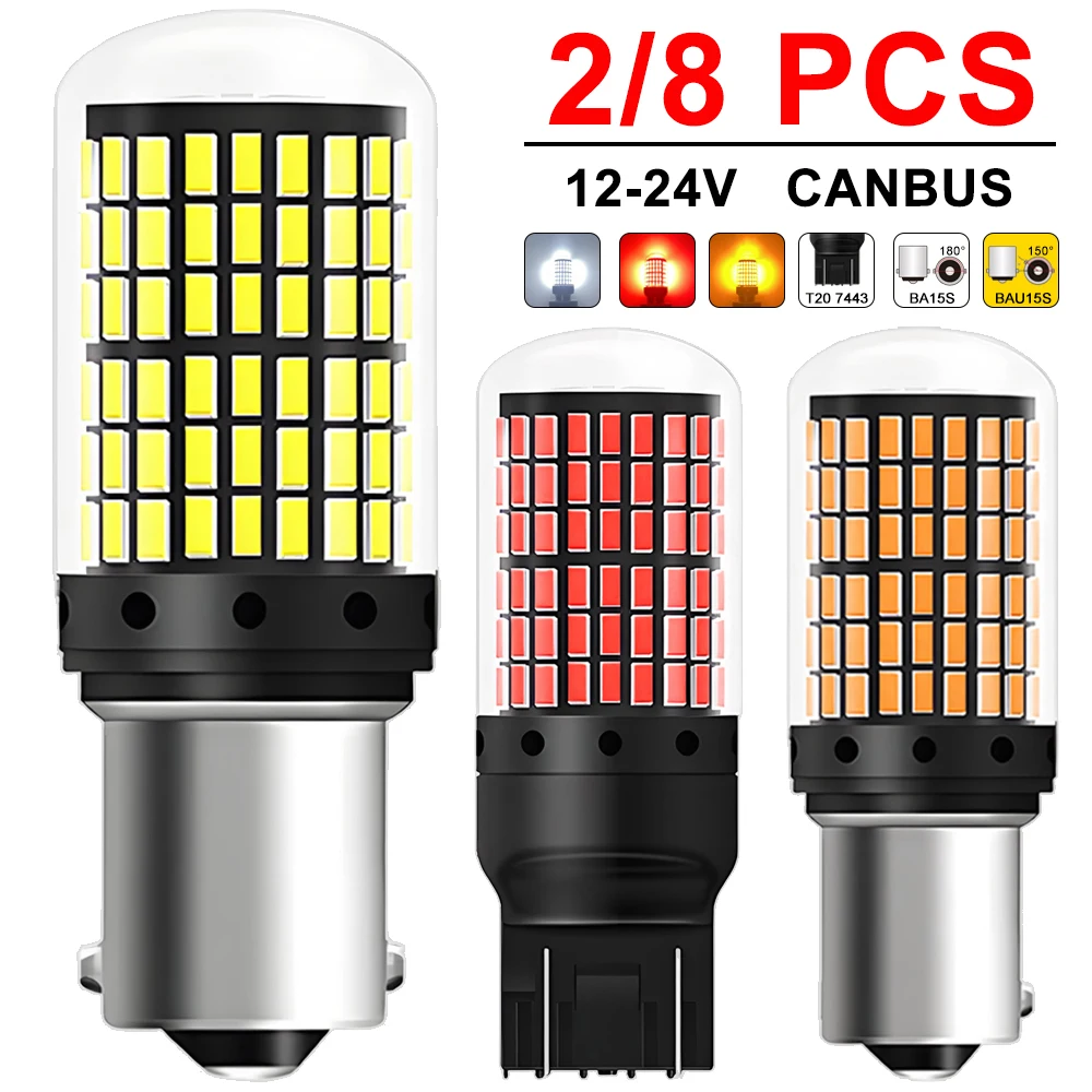 2-8 Pcs Canbus T20 …