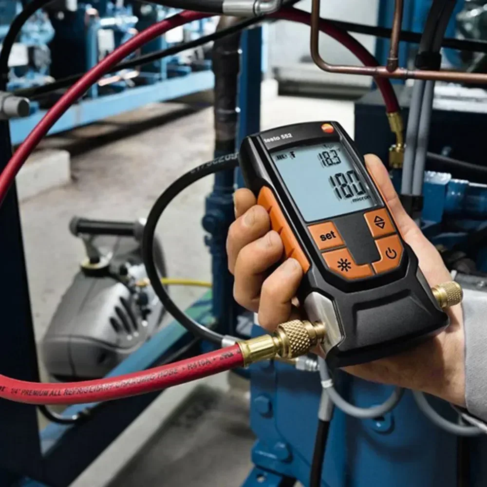 Best Seller First Testo 552 Digital Vacuum Gauge 0560 5522 Vacuum Measuring Instrument Measuring Range 0-26.66mbar Bluetooth-com