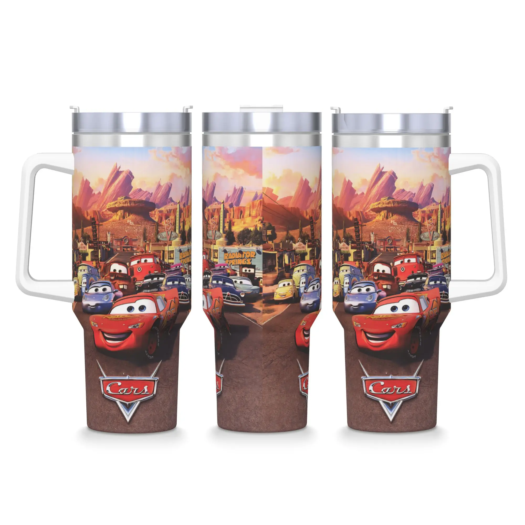 

Автомобильные кружки Cars McQueen из нержавеющей стали, дорожные автомобильные кружки, термокружка большой емкости, сохраняющая тепло, холодный и горячий чай с молоком, бутылка для воды