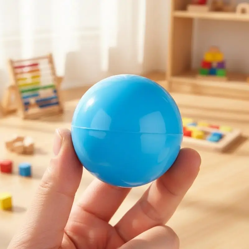 50PCS 28-55MM Plastic Empty Balls Capsule Toy Storage Container for DIY Gifts Paintball Refill Party Supplies Box