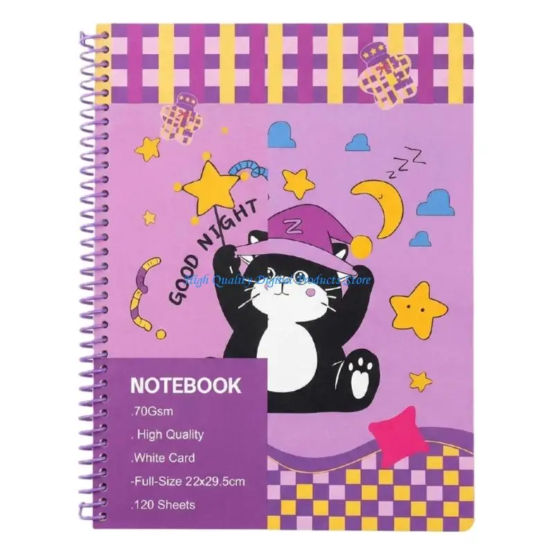 U2JE 1 Piece Modern Notebook with Smooth Glides Pages Lightweight Design Study Work