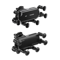 ESSAGER Mobile Phone Mount Holder Gravity Air Vent Clip Phone Stand Holder 360 Adjustable Anti-skid for iPhone Smartphone