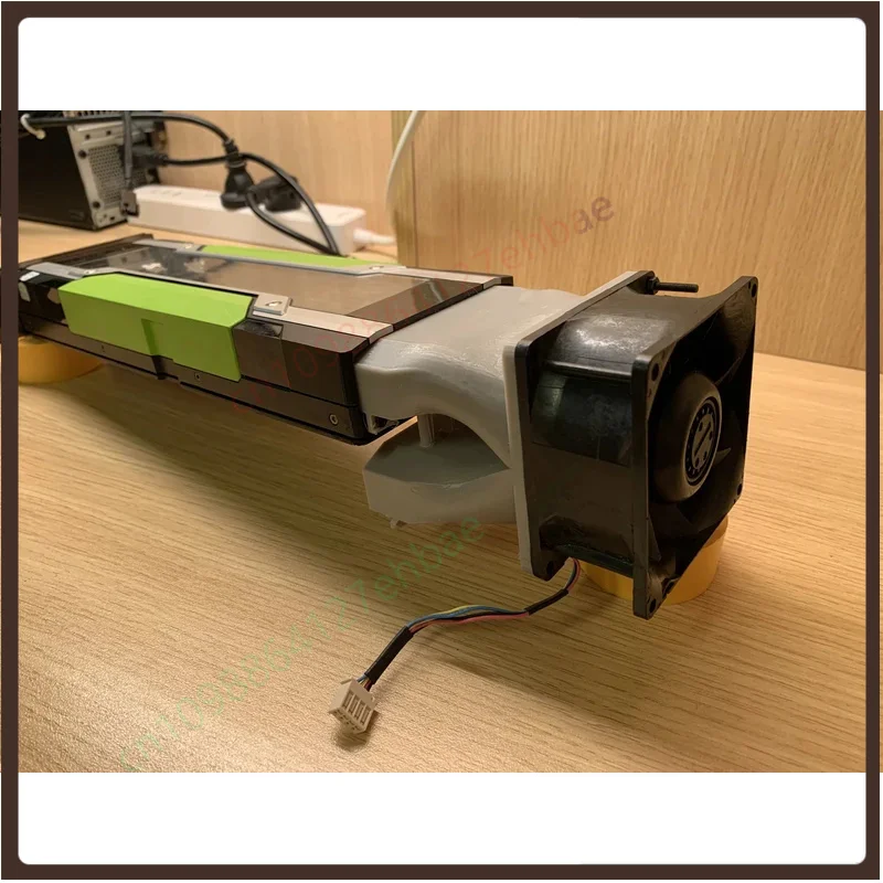 For NVIDIA Tesla P40 M40 modified active cooling dual display 8CM fan assembly 3D printing materials/-